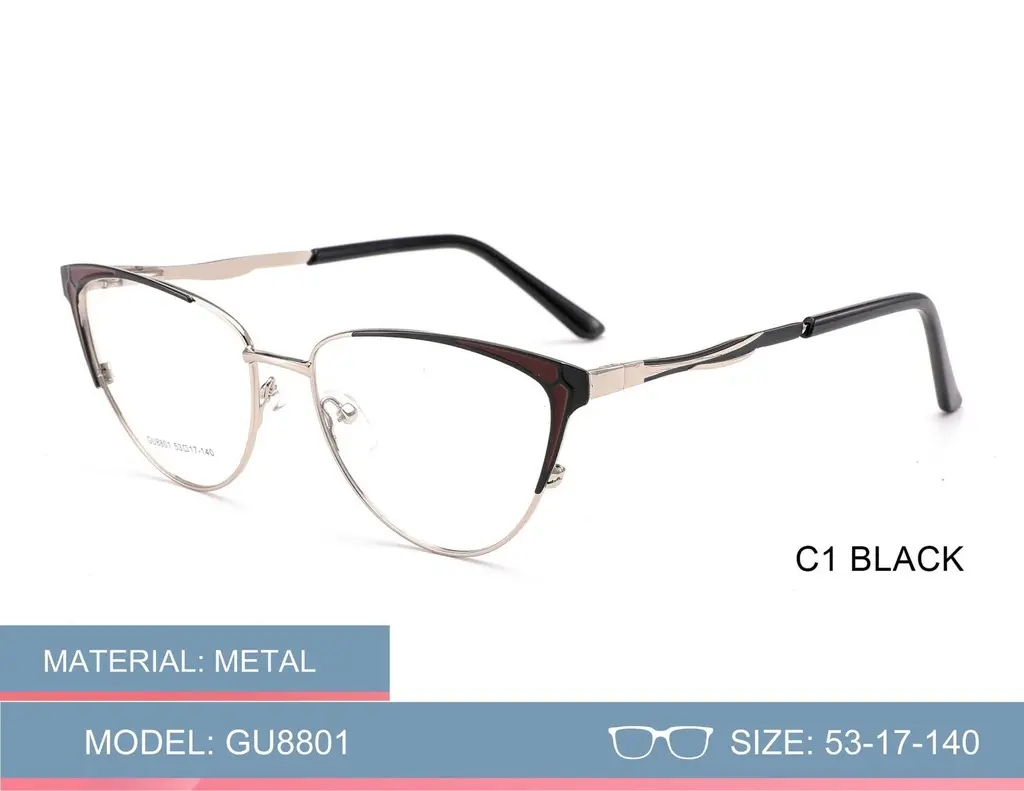 [GU8801C1] Montura Metalica de Dama  (GU8801, C1)