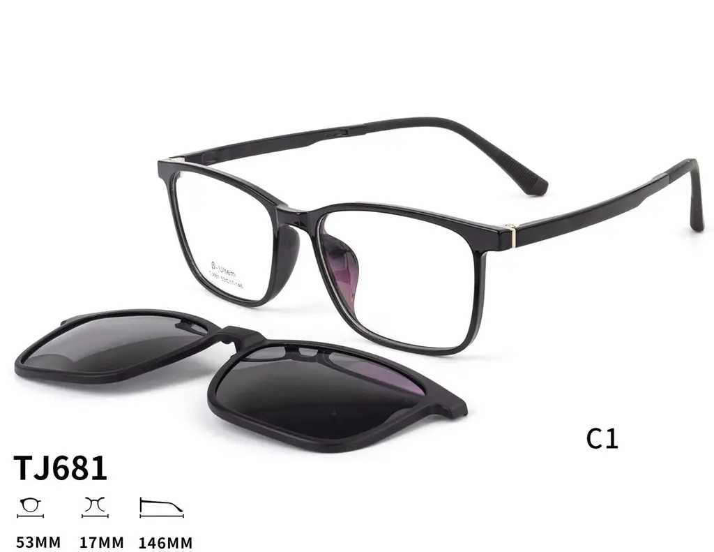 [TJ681C1] Montura Lente Sobre Lente ClipOn (TJ681, C1)