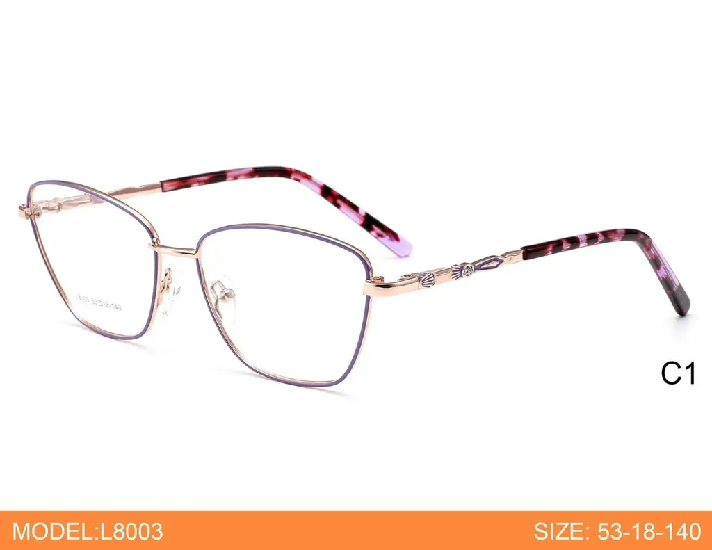 [L8003C1] Montura Metalica Para Damas (L8003, C1)